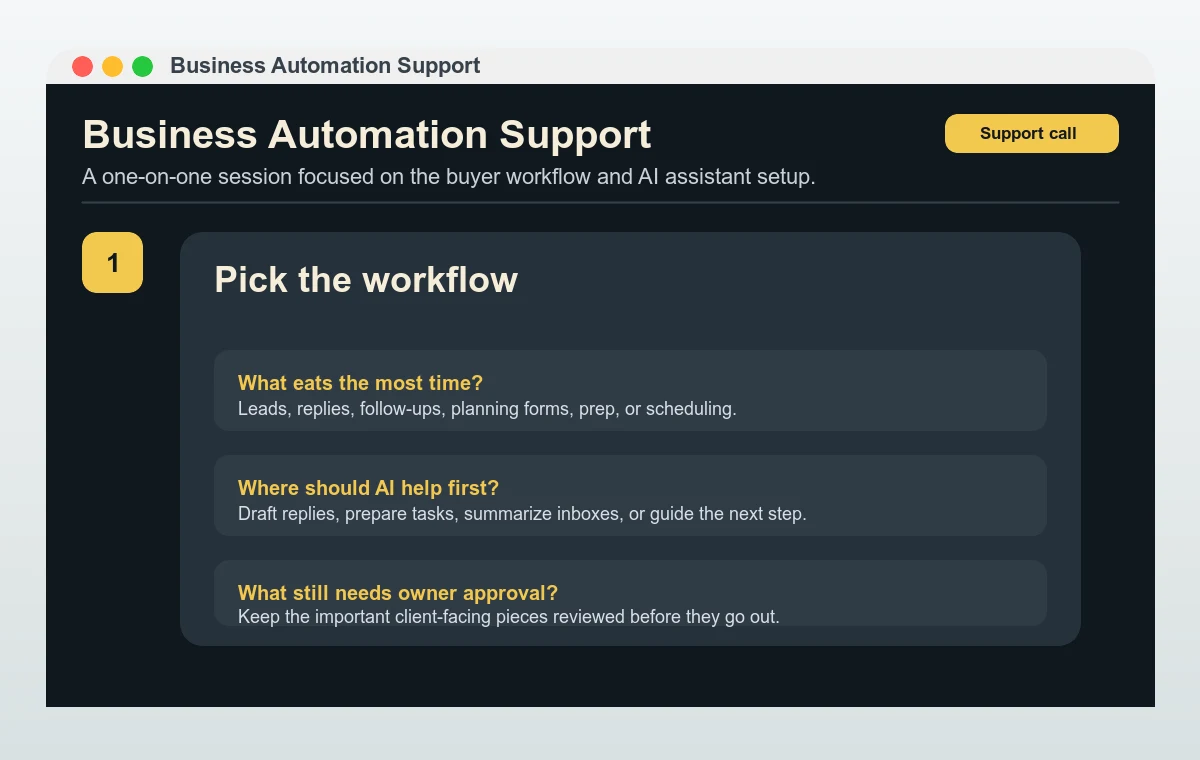 Choose the workflow that eats the most time.