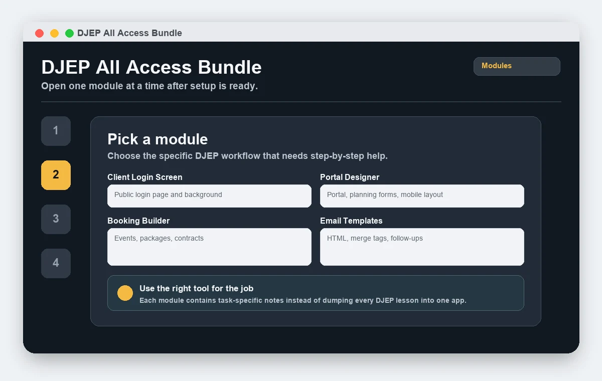 Login and portal module path.