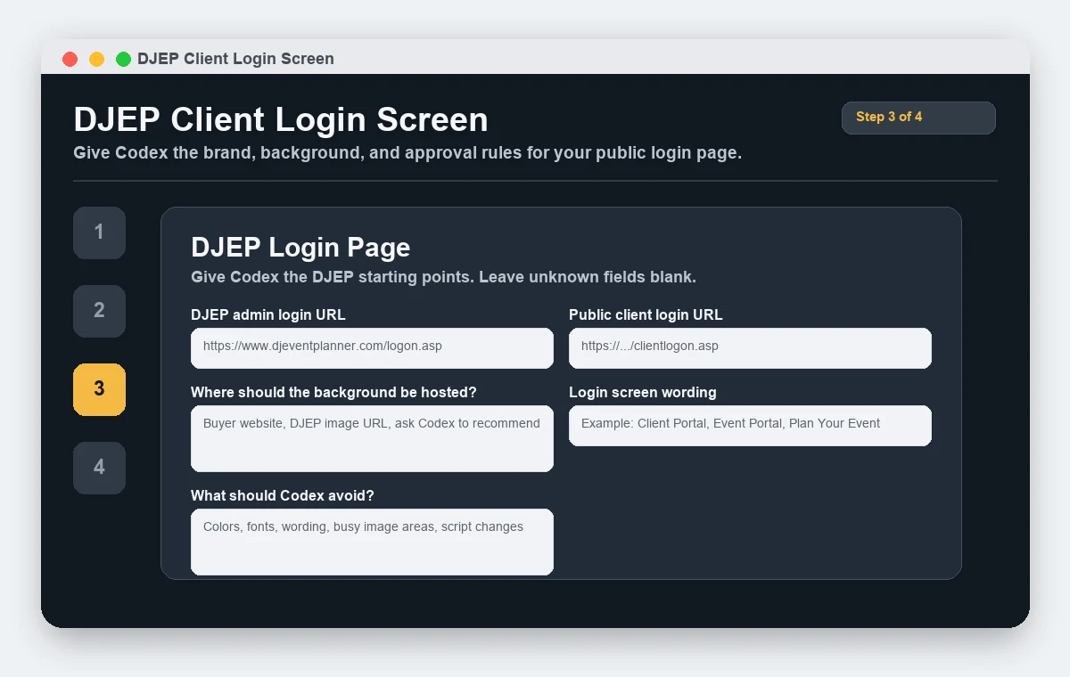 Mobile and desktop review steps before approval.