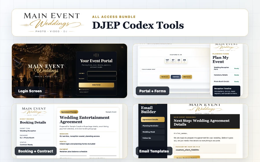 DJEP Workflow Tools Bundle preview