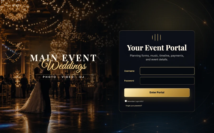 DJEP Client Login Screen preview